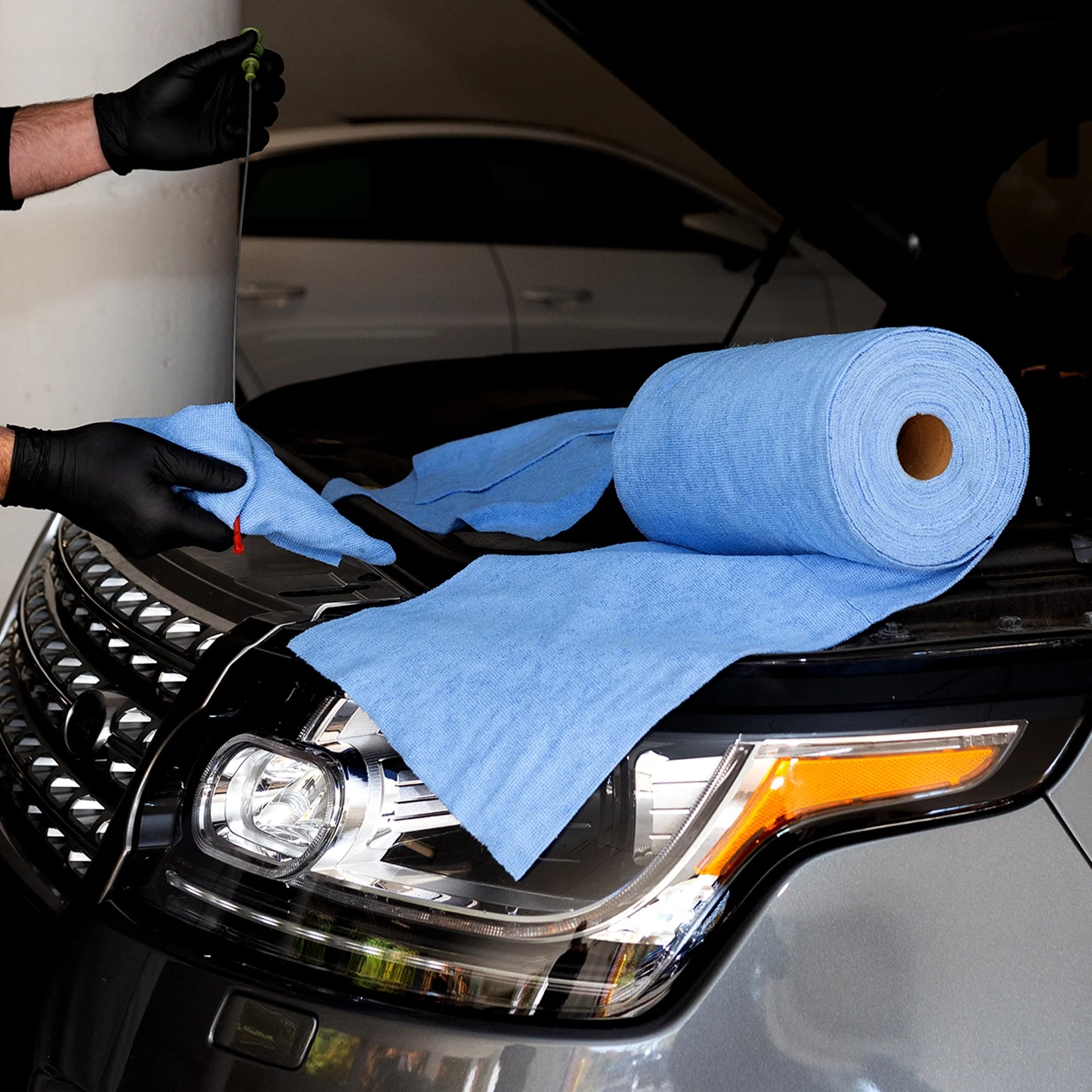 (2 Pack) Tear N Clean Reusable Easy-Tear Microfiber Towels, 12In. X 12In., 100 Pack